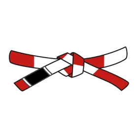 Coral Belt Red & White Icon